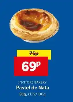 Lidl Pastel de Nata offer