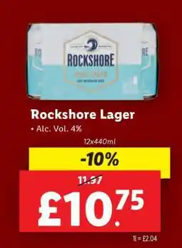 Lidl Rockshore Lager offer