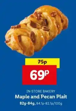 Lidl Maple and Pecan Plait offer