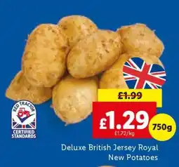 Lidl Deluxe British Jersey Royal New Potatoes offer