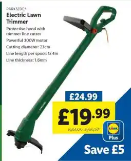 Lidl PARKSIDE Electric Lawn Trimmer offer