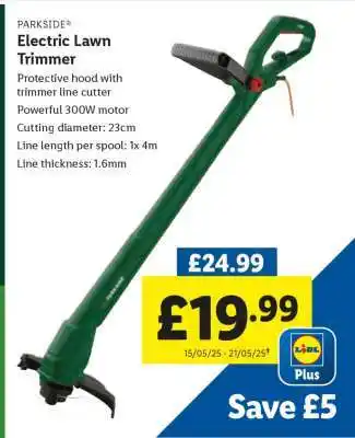 Lidl PARKSIDE Electric Lawn Trimmer offer