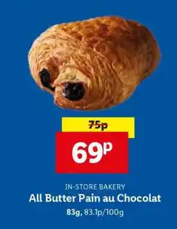 Lidl All Butter Pain au Chocolat offer