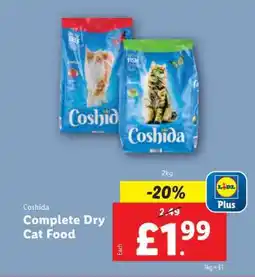 Lidl Coshida Complete Dry Cat Food offer