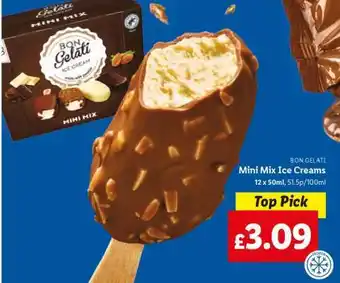 Lidl BON GELATI Mini Mix Ice Creams offer