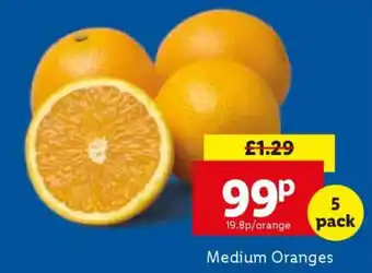 Lidl Medium Oranges offer