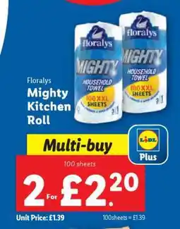Lidl Florays Mighty Kitchen Roll offer