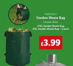 Lidl Parkside Garden Waste Bag offer