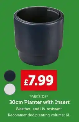 Lidl PARKSIDE 30cm Planter with Insert offer