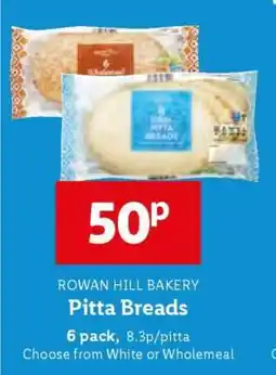 Lidl ROWAN HILL BAKERY Pitta Breads offer