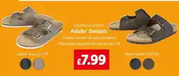 Lidl ESMARA/LIVERGY Adults’ Sandals offer