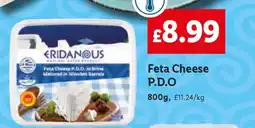 Lidl Feta Cheese P.D.O offer