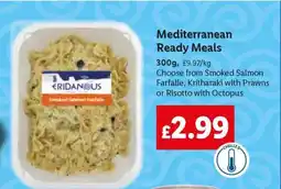Lidl Mediterranean Ready Meals offer