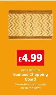 Lidl Bamboo Chopping Board offer