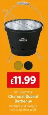 Lidl GRILLMEISTER Charcoal Bucket Barbecue offer