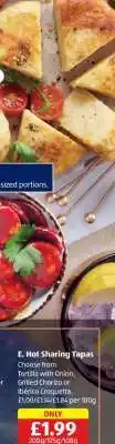 Aldi Hot Sharing Tapas offer