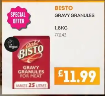 Bestway BISTO Gravy granules offer