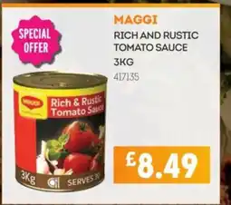 Bestway MAGGI Rich and rustic tomato sauce offer