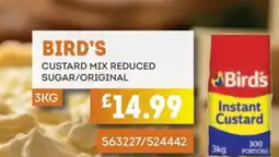 Bestway BIRD'S Custard mix reduced sugar/original offer