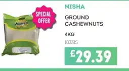Bestway NISHA Ground cashewnuts offer