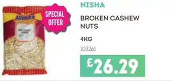 Bestway NISHA Broken cashew nuts offer