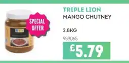 Bestway Triple lion mango chutney offer