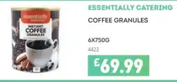 Bestway ESSENTIALLY CATERING Coffee granules offer