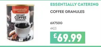 Bestway ESSENTIALLY CATERING Coffee granules offer