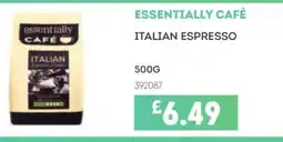 Bestway ESSENTIALLY CAFÉ Italian espresso offer