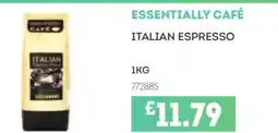 Bestway ESSENTIALLY CAFÉ Italian espresso offer
