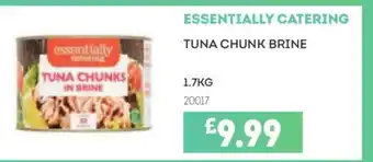 Bestway ESSENTIALLY CATERING Tuna chunk brine offer