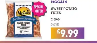 Bestway MCCAIN Sweet potato fries offer