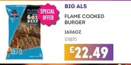 Bestway BIG ALS Flame cooked burger offer