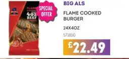 Bestway BIG ALS Flame cooked burger offer