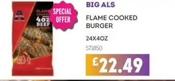 Bestway BIG ALS Flame cooked burger offer