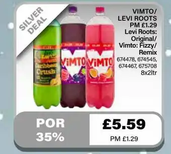Bestway Vimto Levi Roots offer