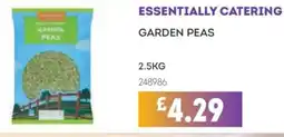Bestway ESSENTIALLY CATERING Garden peas offer