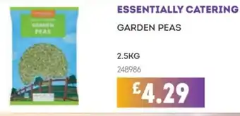 Bestway ESSENTIALLY CATERING Garden peas offer