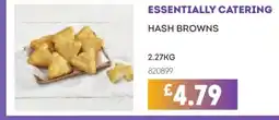 Bestway ESSENTIALLY CATERING Hash browns offer
