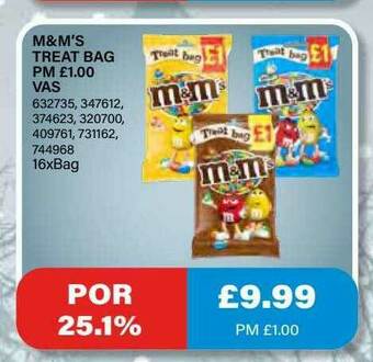 Bestway M&m's Treat Bag offer