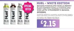 Bestway HUEL – WHITE EDITION Banana/chocolate/vanilla/berry/ black edition vanilla/chocolate/ iced latte/strawberry & banana offer