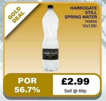 Bestway Harrogate Still Spring Water offer