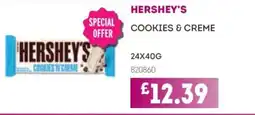 Bestway HERSHEY'S Cookies & creme offer