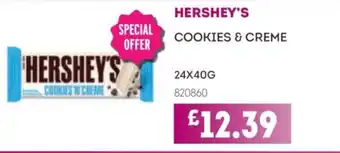 Bestway HERSHEY'S Cookies & creme offer
