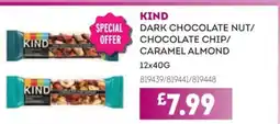 Bestway KIND Dark chocolate nut/ chocolate chip/ caramel almond offer