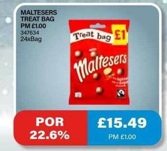 Bestway Maltesers Treat Bag offer