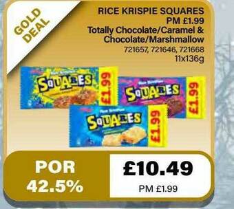 Bestway Rice Krispie Squares offer