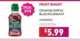 Bestway FRUIT SHOOT Orange/apple blackcurrant offer