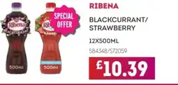 Bestway RIBENA Blackcurrant/ strawberry offer