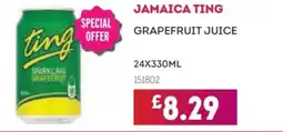 Bestway JAMAICA TING Grapefruit juice offer